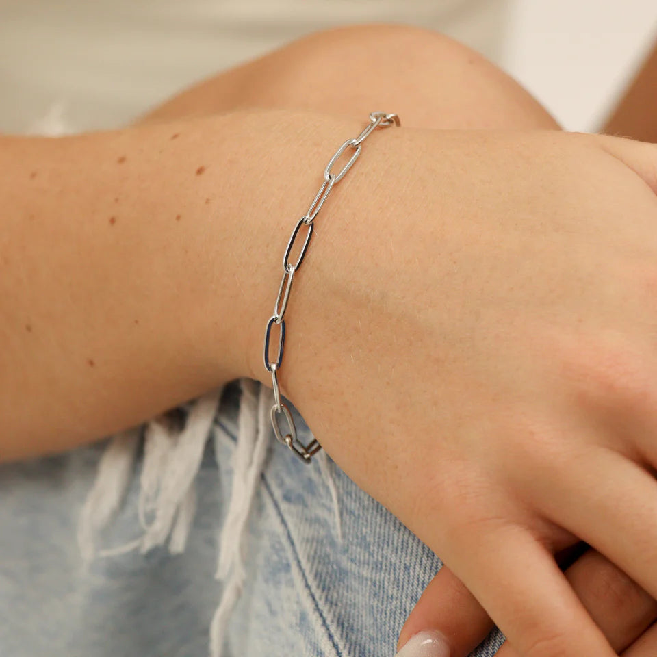 Paperclip Chain Bracelet