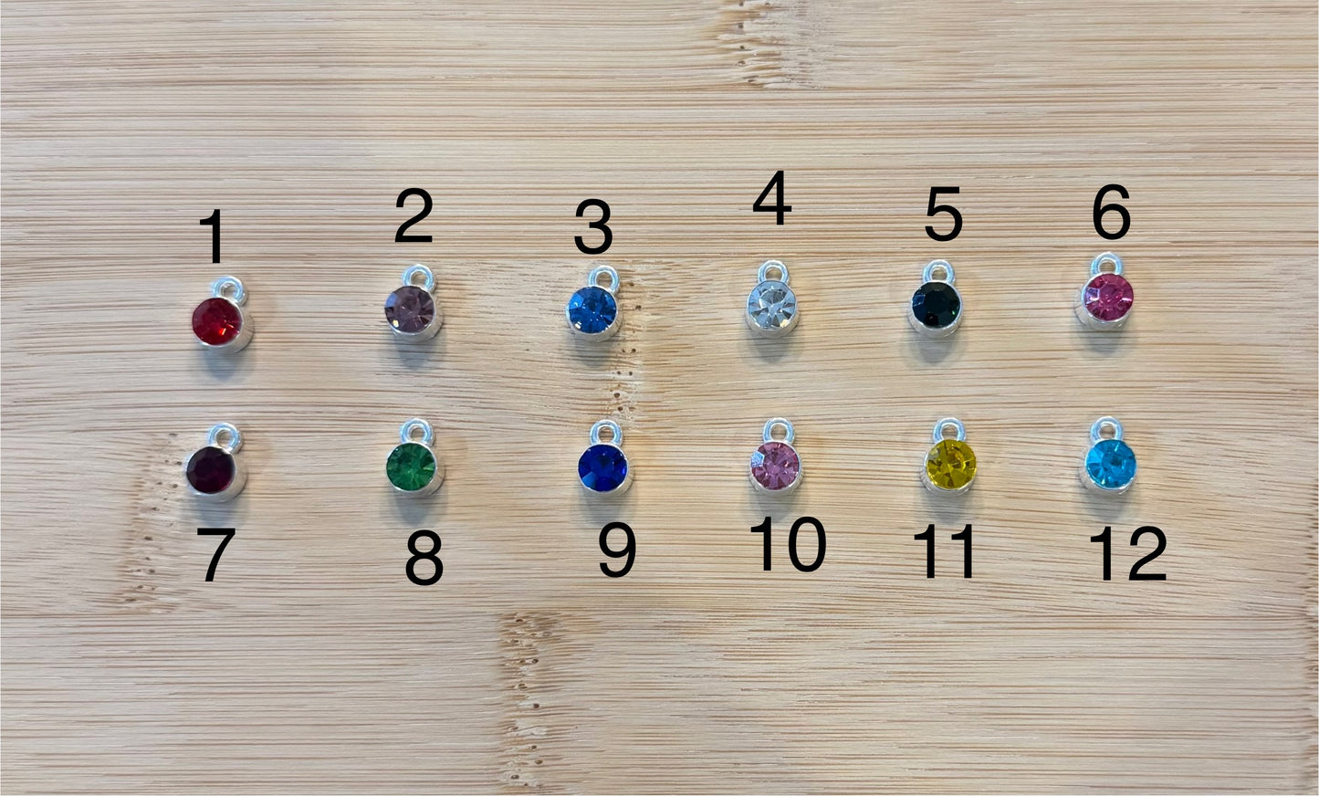 Birthstone Charms
