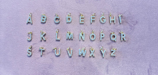 Initial Charms - Diamond Style