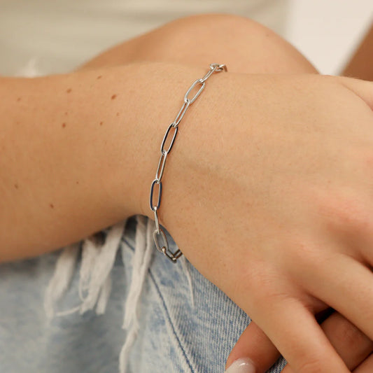 Paperclip Chain Bracelet